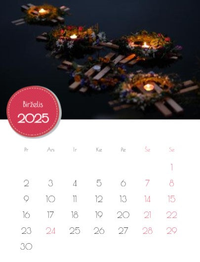 2023 Photo Calendar "Mushrooms of Dzūkija"