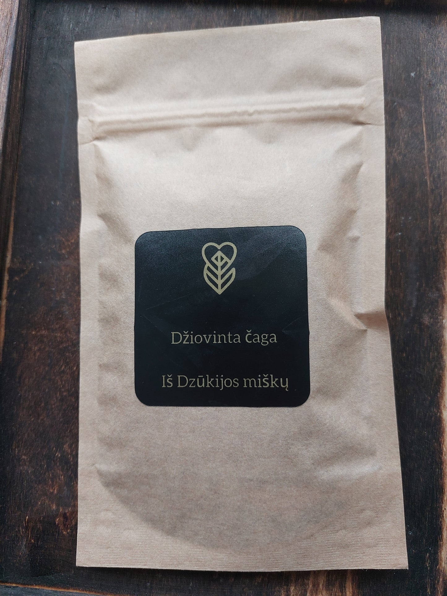 Dried chaga powder