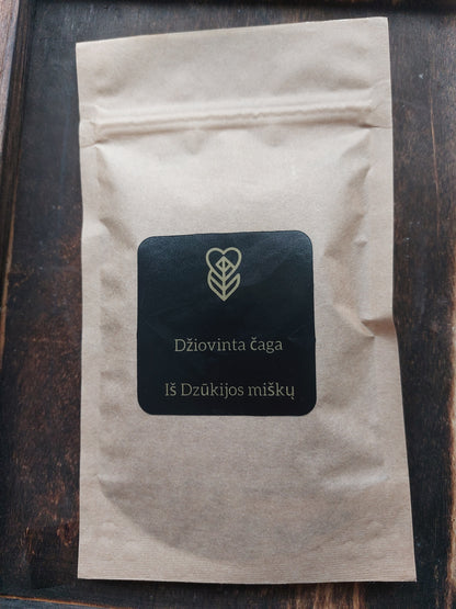 Dried chaga powder